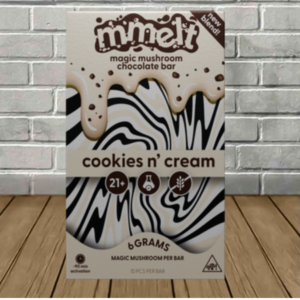 mmelt magic mushroom chocolate bar 6g cookies n cream flavor (2)