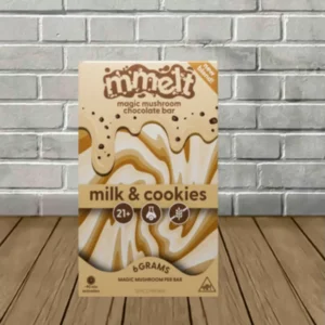 mmelt magic mushroom chocolate bar 6g milk cookies (1)