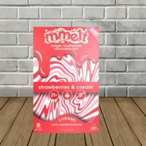 mmelt magic mushroom chocolate bar 6g strawberries cream